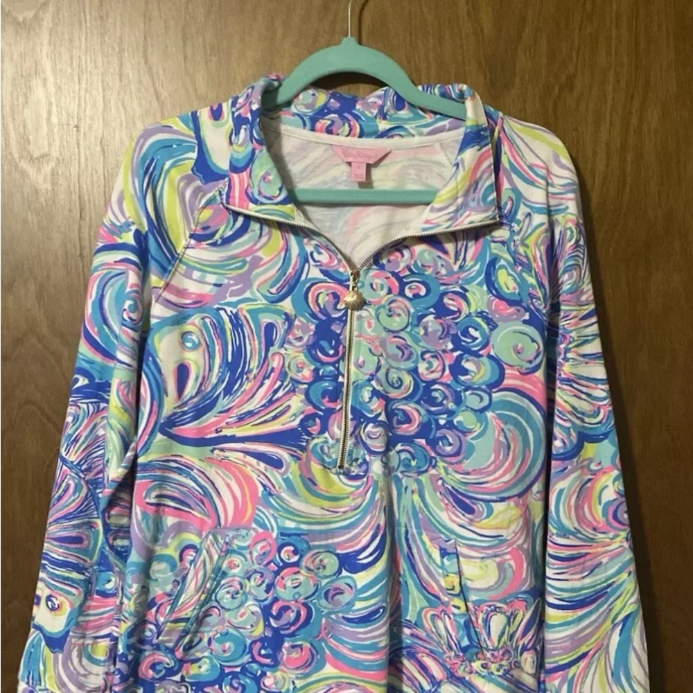 Lilly Pulitzer Skipper Popover Rare in Guilty Pleasure